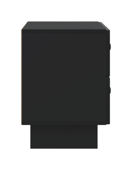 Armadio da Notte Nero 62 x 34,5 x 47,5 cm Legno ingegnerizzato