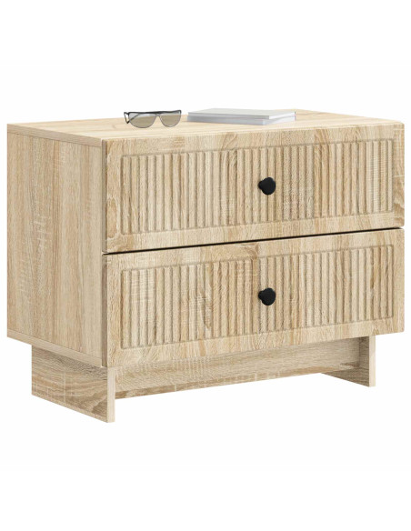 Armadio da Notte con cassetto Rovere Sonoma 62 x 34,5 x 47,5 cm