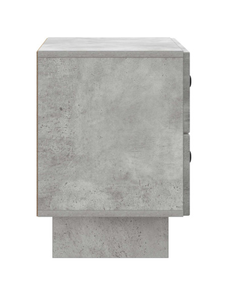 Armadio da Notte Grigio Cemento 62 x 34,5 x 47,5 cm