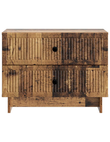 Armadio da Notte con cassetto Legno antico 62 x 34,5 x 47,5 cm