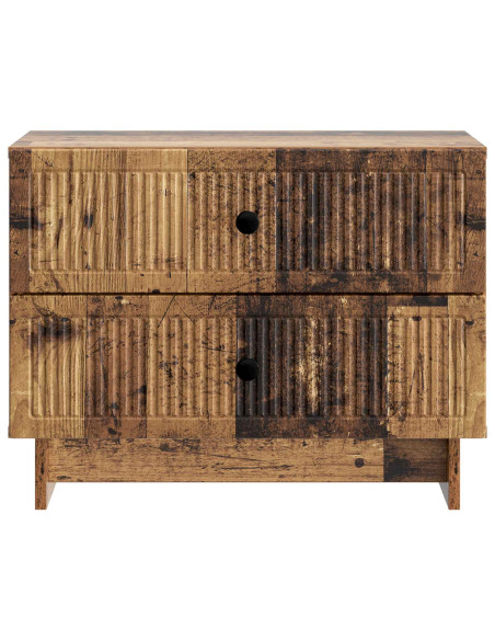 Armadio da Notte con cassetto Legno antico 62 x 34,5 x 47,5 cm