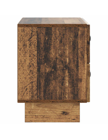 Armadio da Notte con cassetto Legno antico 62 x 34,5 x 47,5 cm