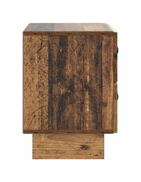 Armadio da Notte con cassetto Legno antico 62 x 34,5 x 47,5 cm