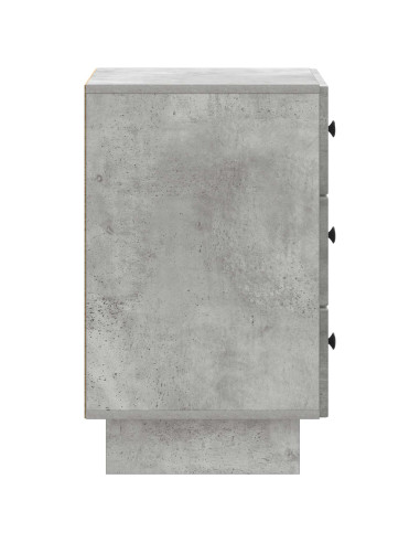 Armadio da Notte con cassetto Grigio Cemento 43 x 41 x 66,5 cm