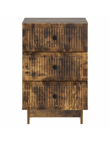 Armadio da Notte con cassetto Rovere Fumo 43 x 41 x 66,5 cm