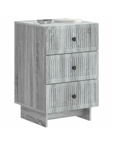 Armadio da Notte con cassetto Grigio Sonoma 43 x 41 x 66,5 cm