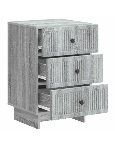 Armadio da Notte con cassetto Grigio Sonoma 43 x 41 x 66,5 cm