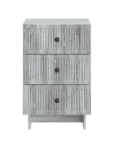 Armadio da Notte con cassetto Grigio Sonoma 43 x 41 x 66,5 cm