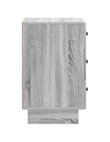 Armadio da Notte con cassetto Grigio Sonoma 43 x 41 x 66,5 cm