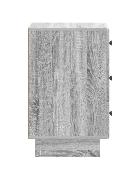 Armadio da Notte con cassetto Grigio Sonoma 43 x 41 x 66,5 cm