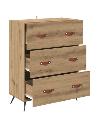 Cassettiera con cassetto Rovere Artigianale 69,5 x 34 x 90 cm