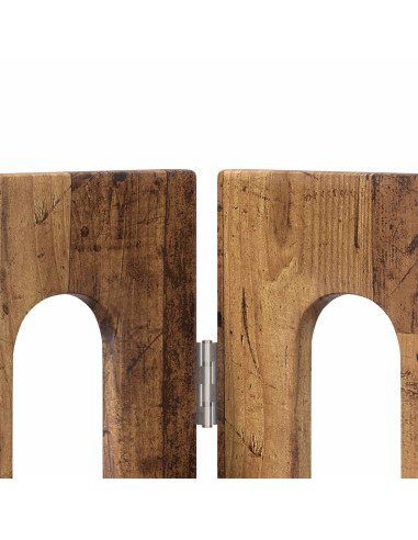 Recinto pieghevole per animali 2 pcs Legno di quercia