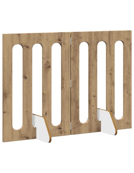 Recinto pieghevole per animali 2 pcs Rovere Artigianale