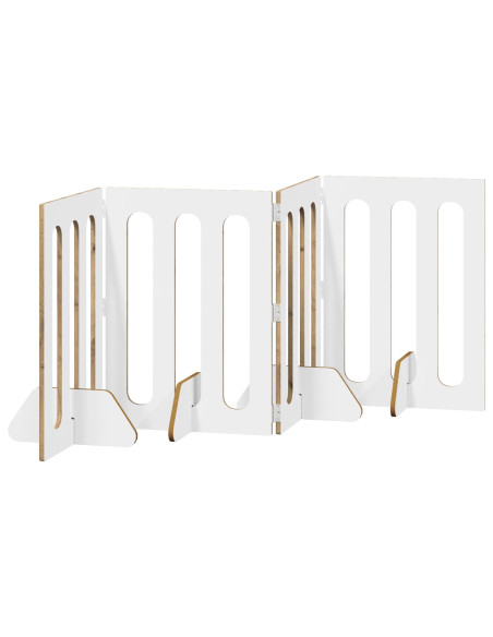 Recinto pieghevole per animali 4 pcs Rovere Artigianale