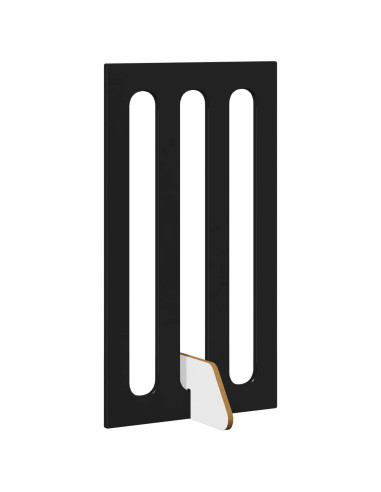 Recinto pieghevole per animali 2 pcs Rovere Nero