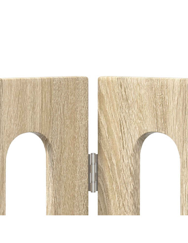 Recinto pieghevole per animali 2 pcs Rovere Sonoma