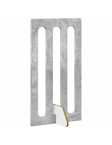Recinto pieghevole per animali 2 pcs Grigio Cemento