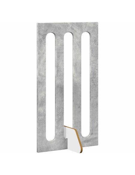 Recinto pieghevole per animali 2 pcs Grigio Cemento