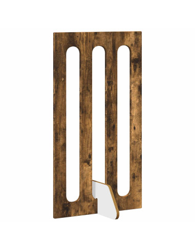 Recinto pieghevole per animali 2 pcs Quercia Affumicata