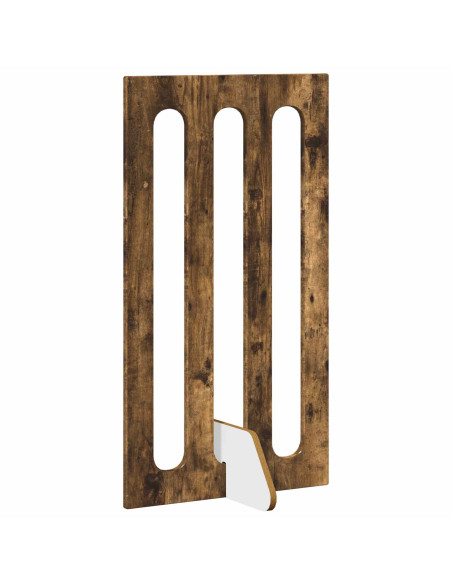Recinto pieghevole per animali 4 pcs Quercia Affumicata