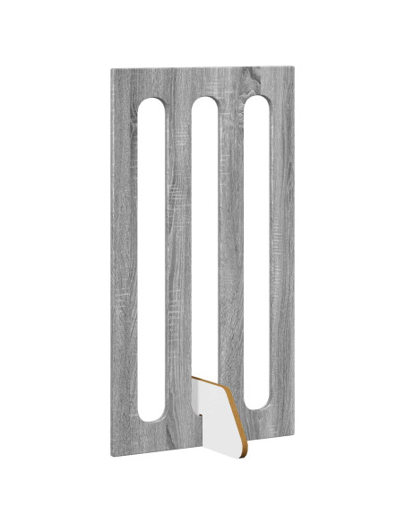 Recinto pieghevole per animali 4 pcs Sonoma grigia