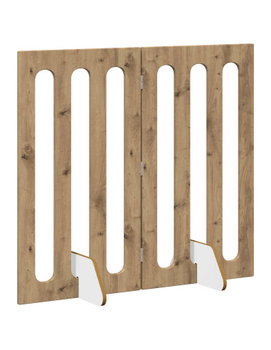Recinto pieghevole per animali 2 pcs Rovere Artigianale