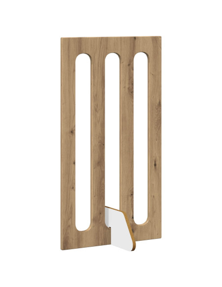 Recinto pieghevole per animali 4 pcs Rovere Artigianale