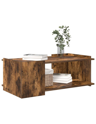 Tavolino da salotto Rovere Fumo 90 x 50 x 33 cm