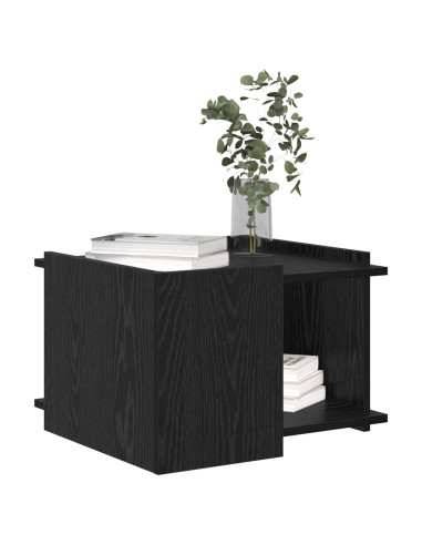 Tavolino da salotto Rovere Nero 50,5 x 50 x 33 cm
