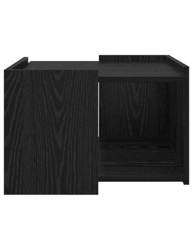 Tavolino da salotto Rovere Nero 50,5 x 50 x 33 cm