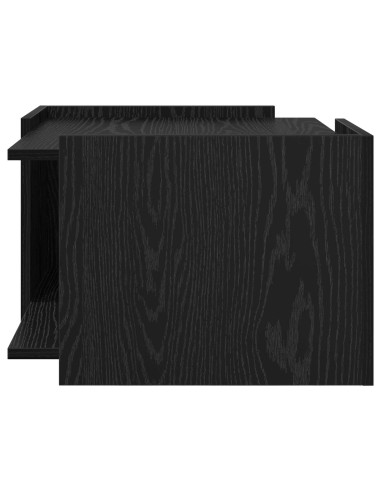Tavolino da salotto Rovere Nero 50,5 x 50 x 33 cm