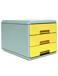 MINI CASSETTIERA PASTEL GIALLO 2