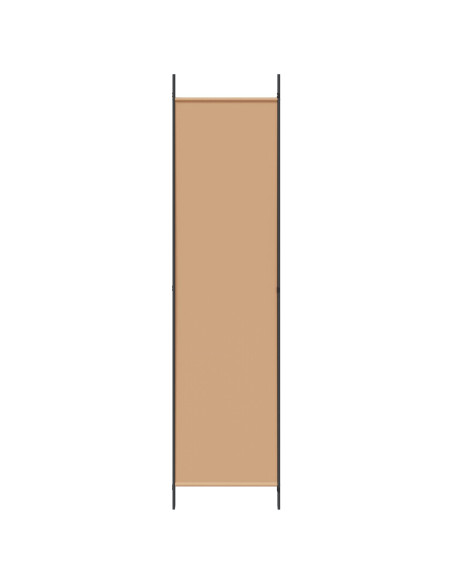 Paravento a 3 pannelli Beige 150 x 200 cm Tessuto