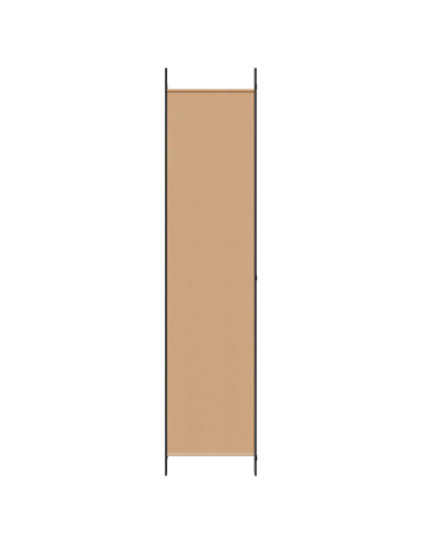 Paravento a 3 pannelli Beige 150 x 220 cm Tessuto