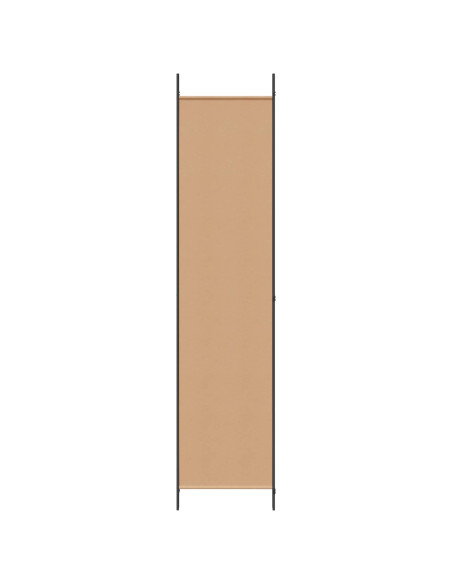 Paravento a 3 pannelli Beige 150 x 220 cm Tessuto