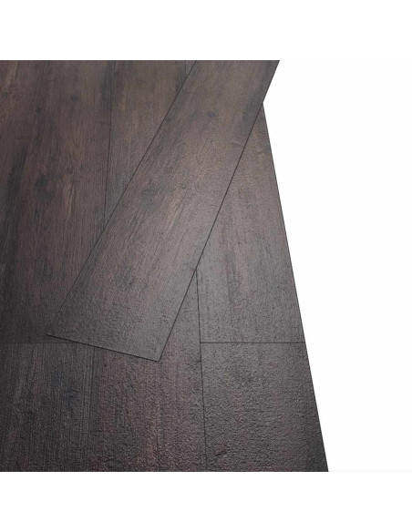 Tavole per Pavimenti 36 pcs Marrone Scuro 5,02 m² PVC