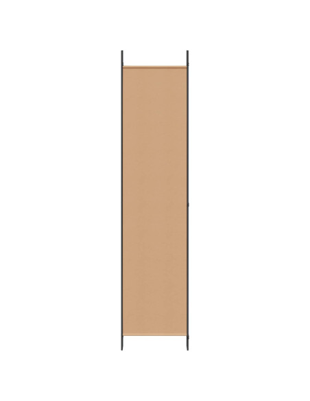 Divisore per Stanza a 6 Pannelli Beige 300 x 220 cm Tessuto