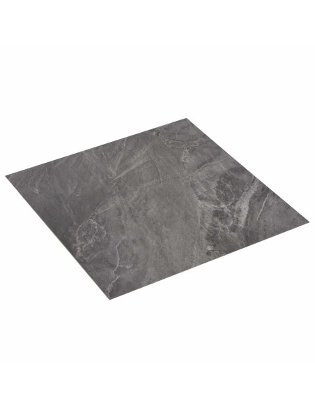 Tavole per Pavimenti 55 pcs Nero 5,11 m² PVC