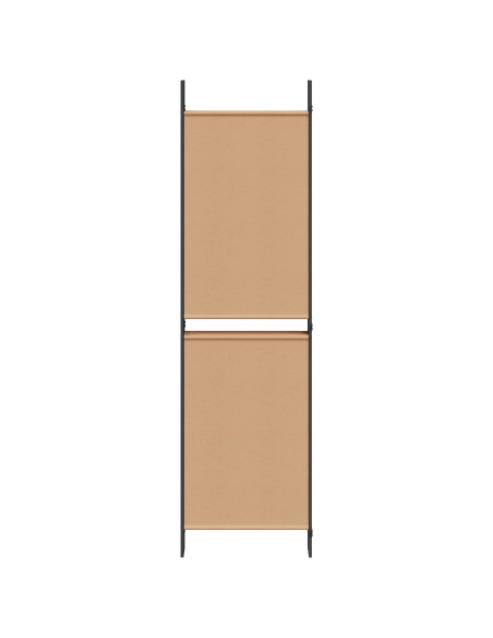 Divisore per Stanza a 6 Pannelli Beige 300 x 180 cm Tessuto