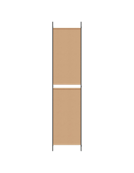 Pannello Divisorio a 3 Pannelli Beige 150 x 220 cm Tessuto