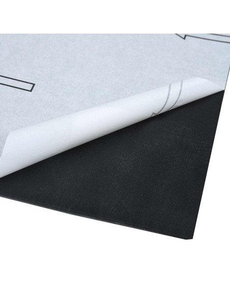Tavole di Pavimento 55 pcs Nero 5,11 m² PVC