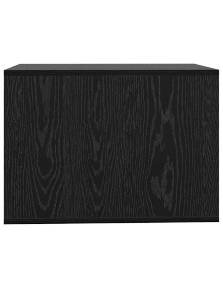 Rifugio per lettiera per gatti Rovere Nero 47 x 59 x 42 cm