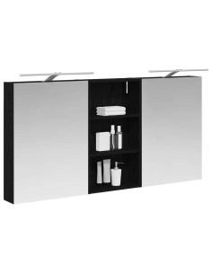 Set di Armadi da Bagno con lo scaffale 3 pcs 140 x 14,5 x 70 cm 2