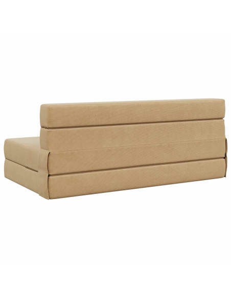 Divano Letto Pieghevole Grigio Verde Chiaro 203 x 152 x 15 cm