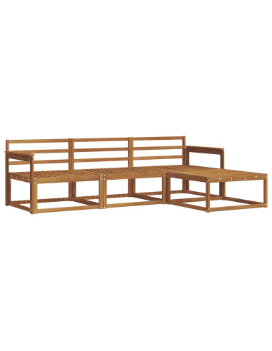 Set di divani da esterno 4 pcs Naturale