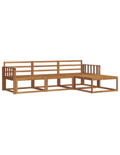 Set di divani da esterno 4 pcs Naturale 2
