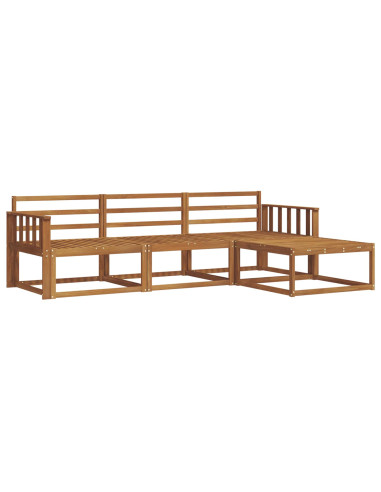 Set di divani da esterno 4 pcs Naturale