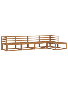 Set di divani da esterno 5 pcs Naturale 2
