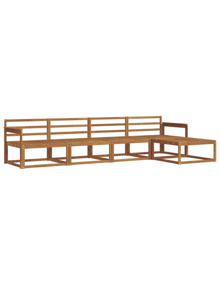 Set di divani da esterno 5 pcs Naturale