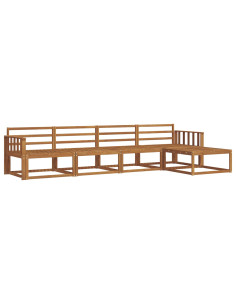 Set di divani da esterno 5 pcs Naturale 2